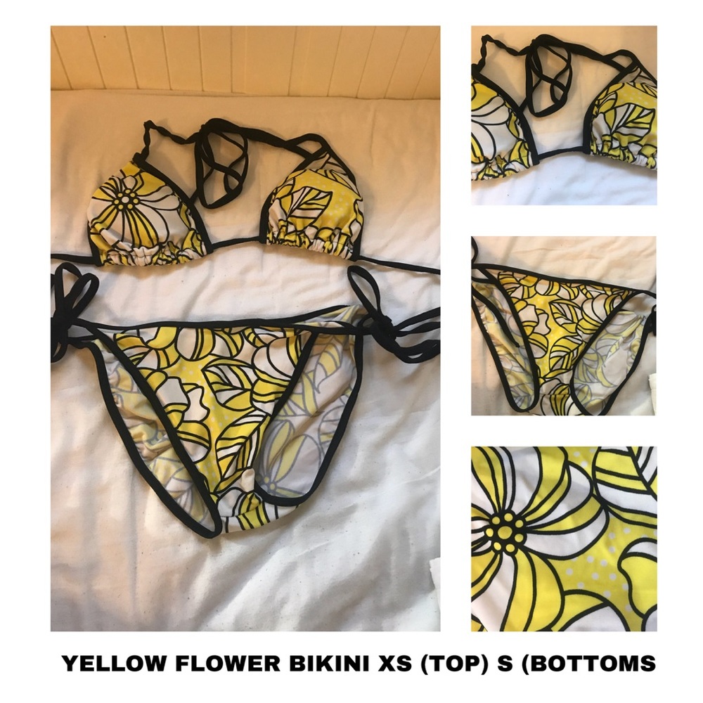 yellow bikini